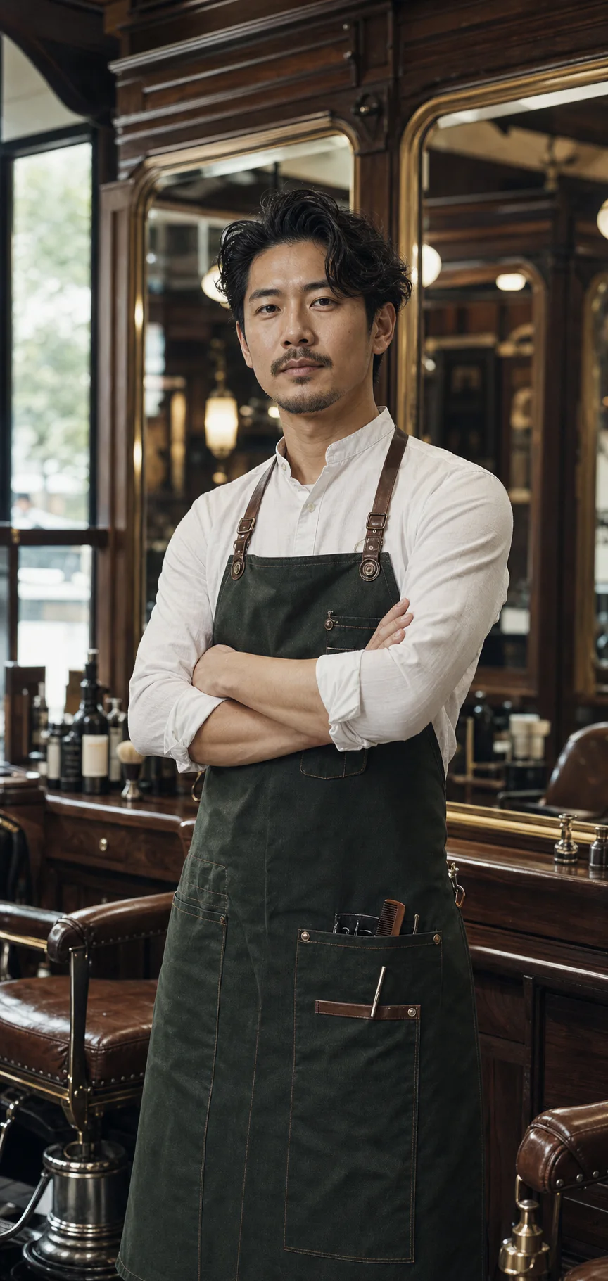 David Okonkwo, barber at Noble and Blade