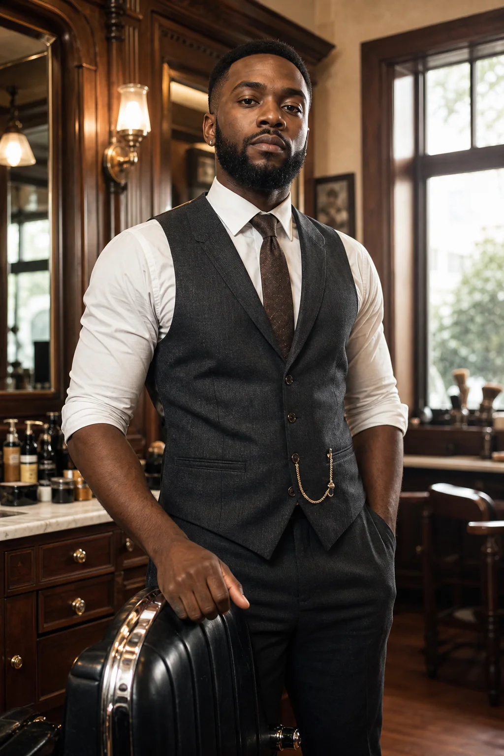 James Whitfield, founder barber at Noble and Blade